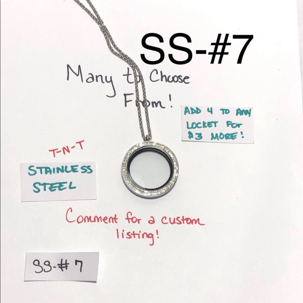 SS-#7 XL Stainless Steel Living Story Locket